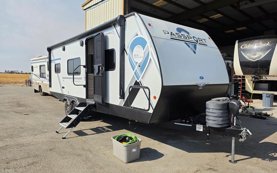 Travel trailer at the Unplug RV shop in Lincoln, CA