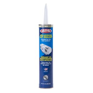 Lap Sealant Alpha Self-Leveling 1021 White 10.3 oz N102101T
